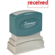 Xstamper RECEIVED Window Title Stamp - Message Stamp - 