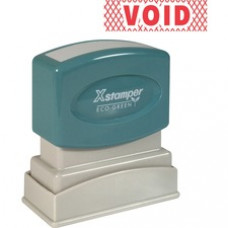 Xstamper Pre-Inked VOID One Color Title Stamp - Message Stamp - 