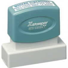 Xstamper Large Business Address Stamp - Message Stamp - 0.59