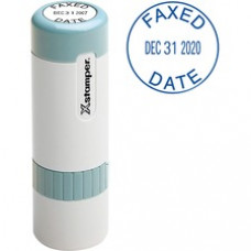 Xstamper XpeDater 2-Line Custom Round Dater - Date Stamp - 0.69