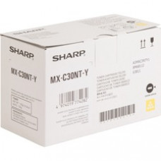 Sharp Toner Cartridge - Yellow - Laser - Standard Yield - 6000 Pages - 1 Each
