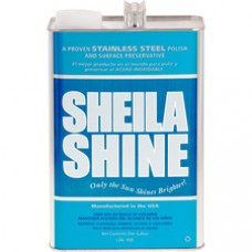 Sheila Shine Cleaner Polish - Liquid - 128 fl oz (4 quart) - 1 Each - Blue, White