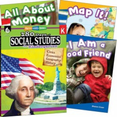 Shell Education Learn At Home Social Studies Books Printed Book - Book - Grade K - English