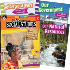 Shell Education Learn At Home Social Studies Books Printed Book - Book - Grade 3 - English