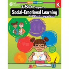 Shell Education 180 Days of Social-Emotional Learning for Kindergarten Printed Book by Jodene Lynn Smith, Brenda Van Dixhorn - Book - Grade K - English