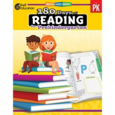 Shell Education 180 Days of Reading for Prekindergarten Printed Book - Book - Grade Pre-K - English