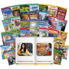Shell Education TIME For Kids Informational Text Grade K Readers 30-Book Spanish Set Printed Book - Book - Grade K - Spanish