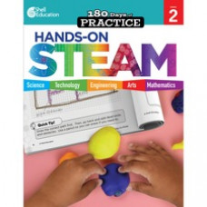Shell Education 180 Days: Hands-On STEAM: Grade 2 Printed Book - Book - Grade 2 - English