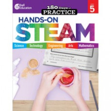 Shell Education 180 Days: Hands-On STEAM: Grade 5 Printed Book - Book - Grade 5 - English