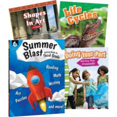Shell Education Home Summer Grade Level Book Set Printed Book - Book - Grade 3 - Multilingual