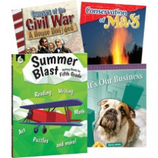 Shell Education Home Summer Grade Level Book Set Printed Book - Book - Grade 5 - Multilingual
