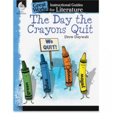 Shell Education The Day the Crayons Quit Instructional Guide Printed Book by Drew Daywalt - Book