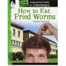 Shell Education How To Eat Fried Worms Instructional Guide Printed Book by Thomas Rockwell - Book