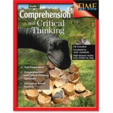 Shell Education Grade 1 Comprehension/Critical Thinking Book Printed/Electronic Book - Shell Educational Publishing Publication - Book, CD-ROM - Grade 1 - English