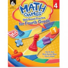 Shell Education Grade 4 Math Games Skills-Based Practice Book by Ted H. Hull, Ruth Harbin Miles, Don S. Balka Printed Book by Ted H. Hull, Ruth Harbin Miles, Don Balka - Shell Educational Publishing Publication - Book - Grade 4