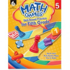 Shell Education Grade 5 Math Games Skills-Based Practice Book by Ted H. Hull, Ruth Harbin Miles, Don S. Balka Printed Book by Ted H. Hull, Ruth Harbin Miles, Don Balka - Shell Educational Publishing Publication - Book - Grade 5 - English