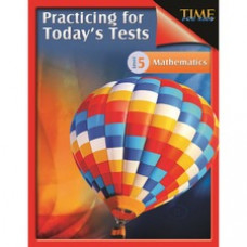 Shell Education Math Practice Tests - Level 5 Printed Book - Book - Grade 5