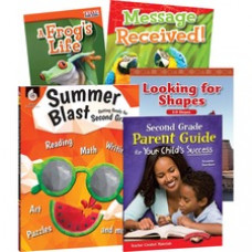 Shell Education Learn-At-Home Grade 2 Summer Bundle Printed Book by Suzanne I. Barchers, Jodene Smith - Book - Grade 1-2 - Multilingual