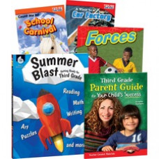 Shell Education Learn-At-Home Grade 3 Summer Bundle Printed Book by Wendy Conklin, Suzanne I. Barchers, Debra J. Housel - Book - Grade 2-3 - Multilingual