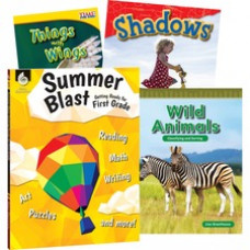 Shell Education Learn-At-Home Grade 1 Summer STEM Bundle Set Printed Book by Jodene Smith - Book - Grade K-1 - Multilingual