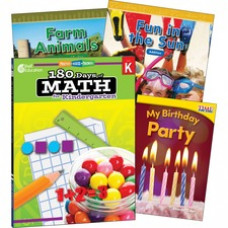 Shell Education Learn-At-Home Grade Level Math Bundle Printed Book - Book - Grade K