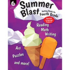 Shell Education Summer Blast Spanish Workbook Printed Book - Book - Grade 3-4 - Spanish, English