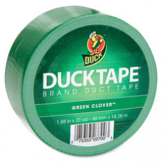 Duck Brand Brand Color Duct Tape - 1.88" Width x 60 ft Length - 1 / Roll - Green