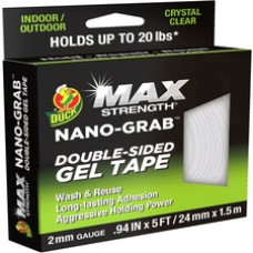 Duck Max Strength Double-Sided Gel Tape - 5 ft Length x 0.94