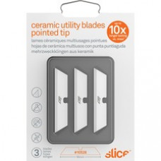 Slice Pointed Tip Ceramic Utility Blades - 2.60