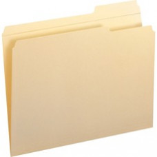 Smead Manila Folders with Reinforced Tab - Letter - 8 1/2