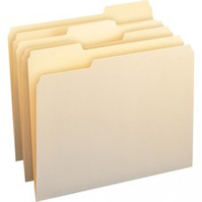 Smead 100% Recycled Manila Folders - Letter - 8 1/2
