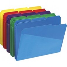 Smead Poly Folder with Slash Pocket - 9 1/2
