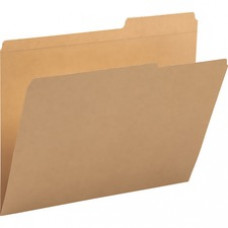 Smead Kraft Folders with Reinforced Tab - Letter - 8 1/2