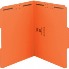 Smead Colored Fastener Folders with Reinforced Tabs - Letter - 8.5