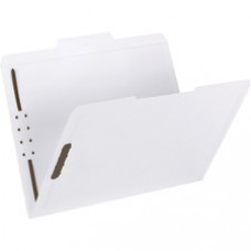 Smead 1/3 Tab Cut Letter Recycled Fastener Folder - 8 1/2