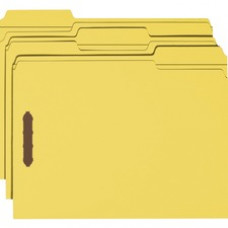 Smead 100% Recycled Colored Fastener Folders - Letter - 8 1/2