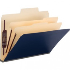 Smead SuperTab 2/5 Tab Cut Letter Recycled Classification Folder - 8 1/2