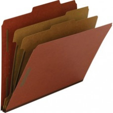 Smead 100% Recycled Pressboard Colored Classification Folders - Letter - 8 1/2