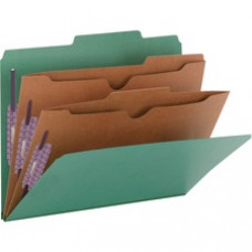 Smead Pressboard Classification Folders with Pocket-Style Dividers and SafeSHIELD® Coated Fastener Technology - Letter - 8 1/2