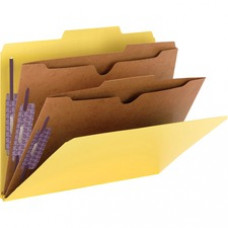 Smead Pressboard Classification Folders with Pocket-Style Dividers and SafeSHIELD® Coated Fastener Technology - Letter - 8 1/2