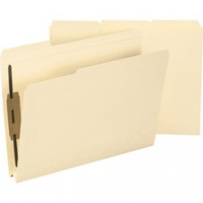Smead Manila Expansion Fastener Folders with Reinforced Tab - Letter - 8 1/2