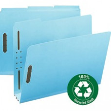 Smead 100% Recycled Pressboard Fastener Folders - Letter - 8 1/2