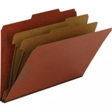Smead 100% Recycled Pressboard Colored Classification Folders - Legal - 8 1/2