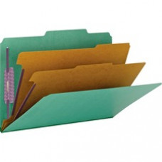 Smead Colored Pressboard Classification Folders with SafeSHIELD® Coated Fastener Technology - Legal - 8 1/2