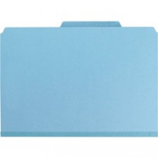 Smead Pressboard Classification Folders with Pocket-Style Dividers and SafeSHIELD® Coated Fastener Technology - Legal - 8 1/2