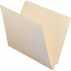 Smead End Tab Manila Folders with Shelf-Master® Reinforced Tab - Letter - 8 1/2