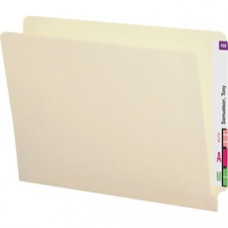 Smead End Tab Manila Folders with Shelf-Master® Reinforced Tab - 9 1/2