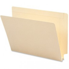Smead End Tab Manila Expansion Folders with Reinforced Tab - 1 1/2
