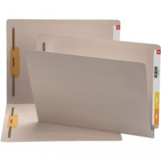 Smead End Tab Colored Fastener Folders with Shelf-Master® Reinforced Tab - Letter - 3/4