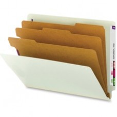 Smead End Tab Classification Folders with SafeSHIELD® Coated Fastener Technology - Letter - 8 1/2